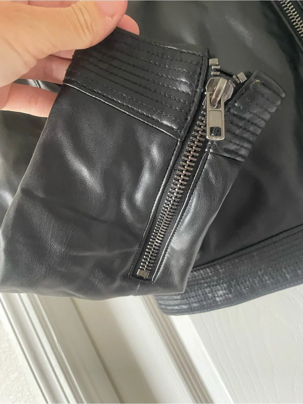 Black faux Leather Jacket - Women Bailey-44 brand